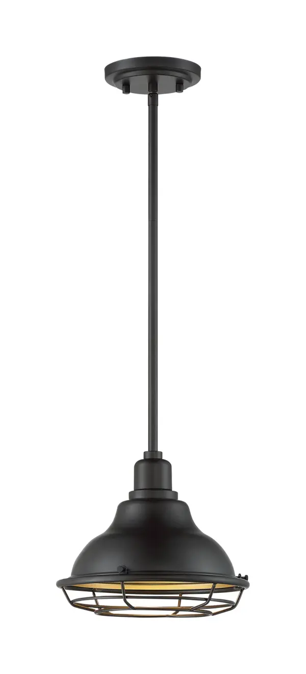 Newbridge Small Pendant Light with Cage - Image 4