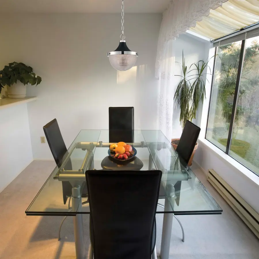 Faro Large Pendant - Polished Nickel with Black Accents - Image 5