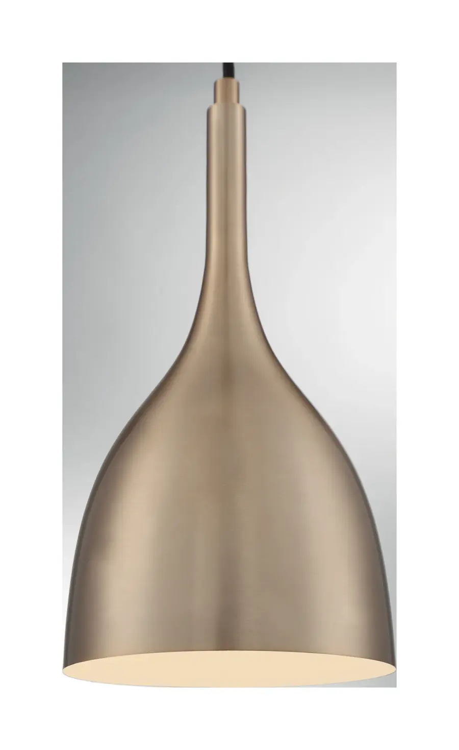 Bellcap Small Pendant Light in Burnished Brass - Image 3