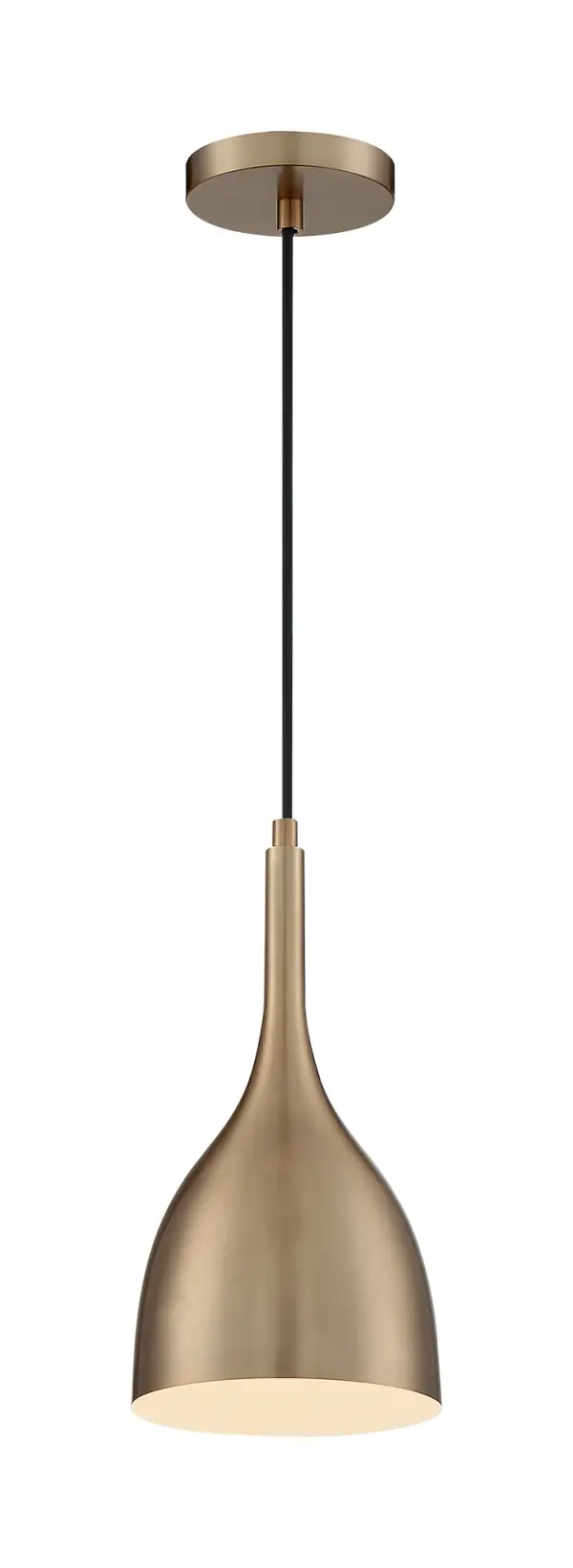 Bellcap Small Pendant Light in Burnished Brass - Image 5