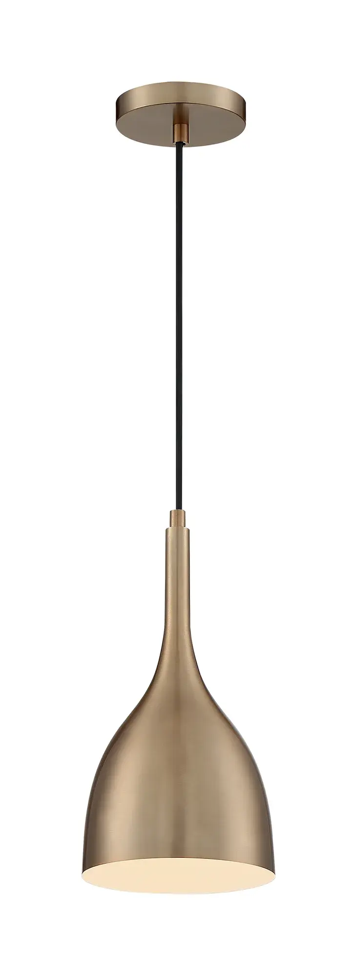 Bellcap Small Pendant Light in Burnished Brass - Image 5