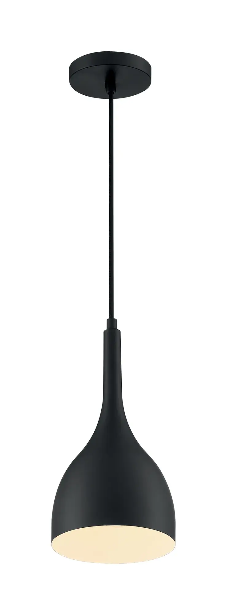 Bellcap Small Pendant Light in Matte Black - Image 1