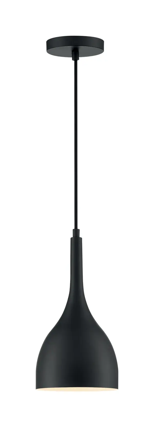 Bellcap Small Pendant Light in Matte Black - Image 3