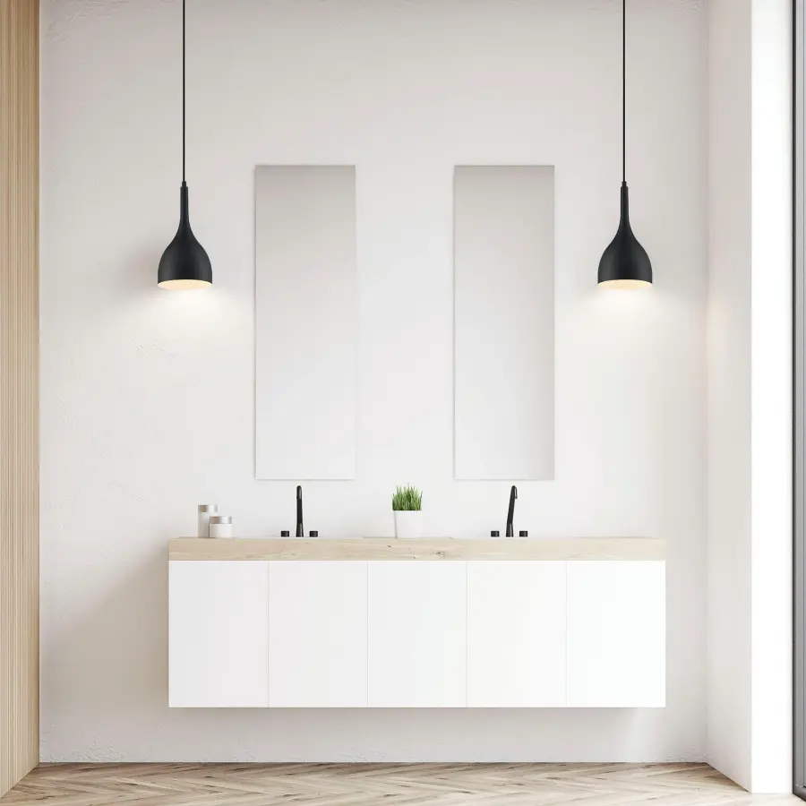 Bellcap Small Pendant Light in Matte Black - Image 5