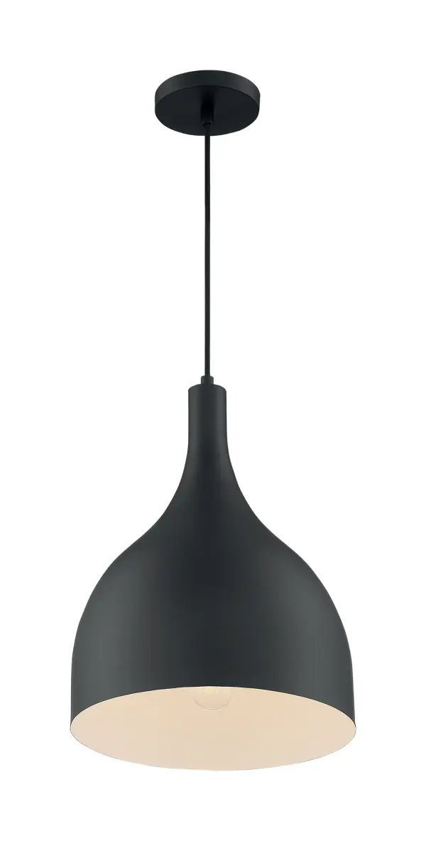 Bellcap Large Pendant - Matte Black - Image 1