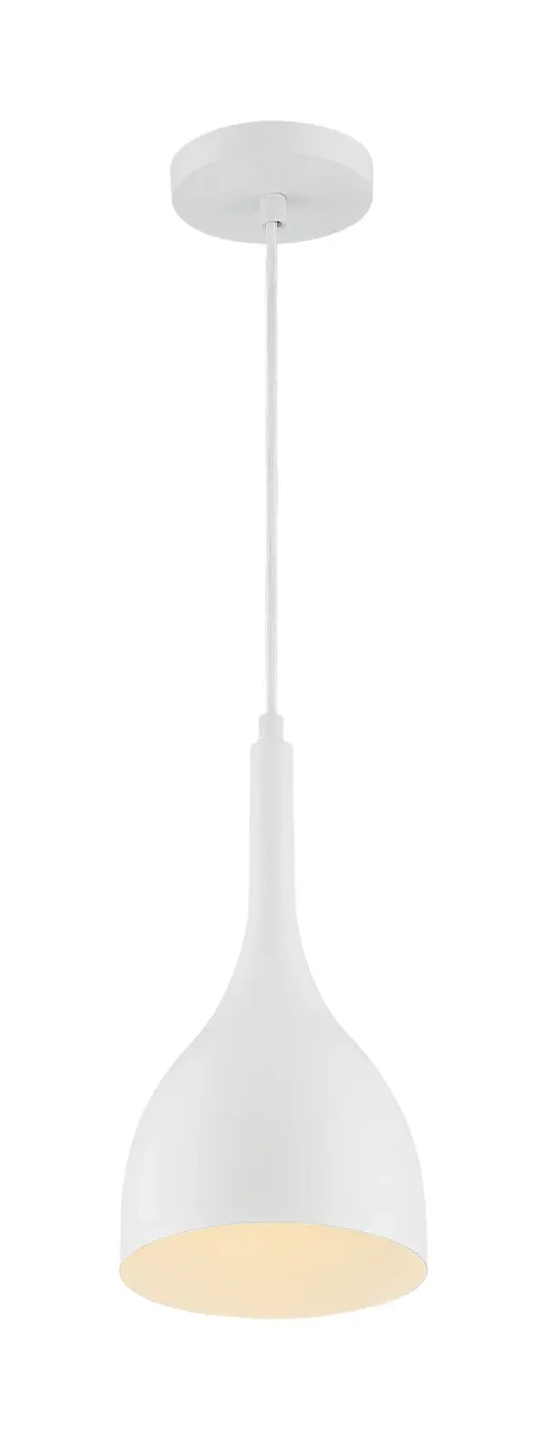 Bellcap Small Pendant Light in Matte White - Image 2
