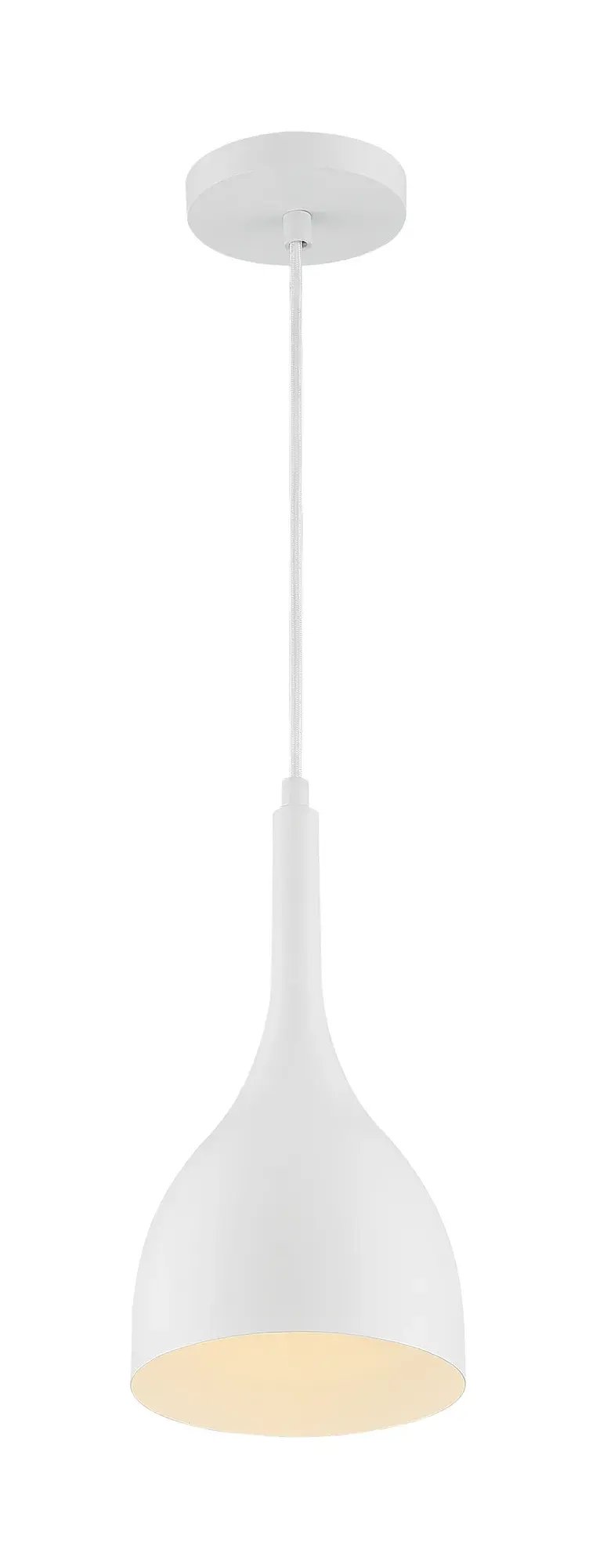 Bellcap Small Pendant Light in Matte White - Image 2