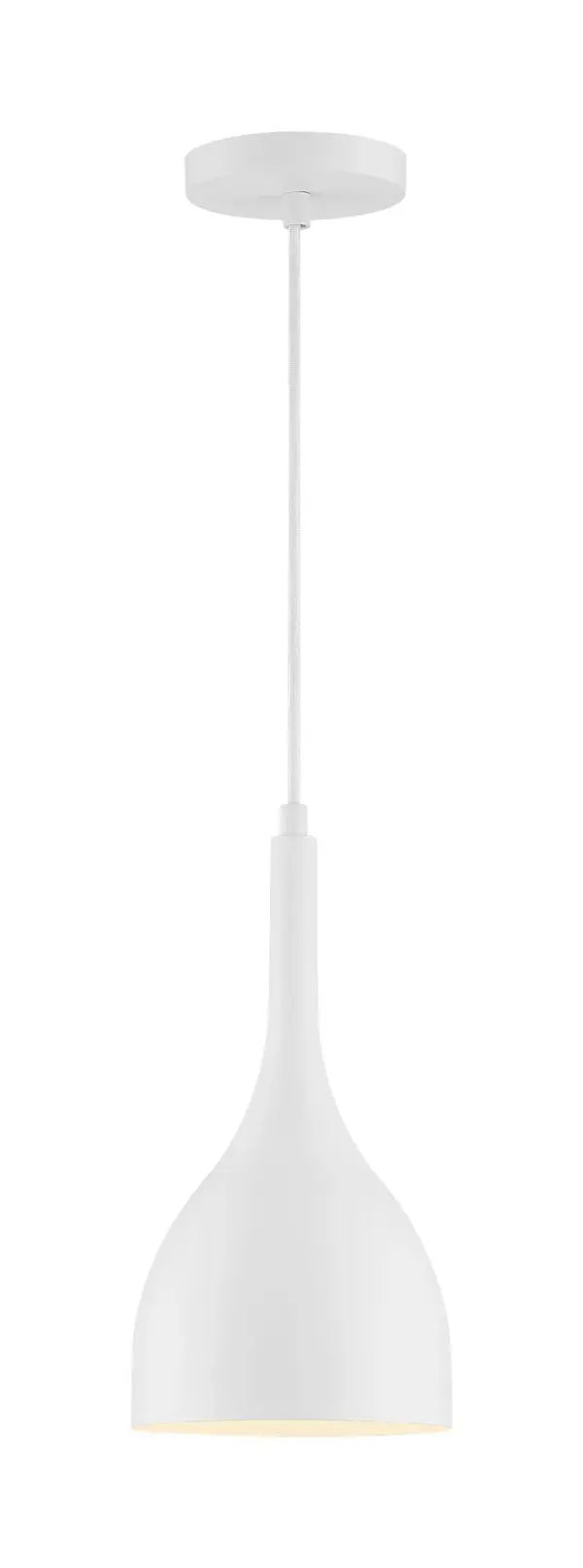 Bellcap Small Pendant Light in Matte White - Image 3