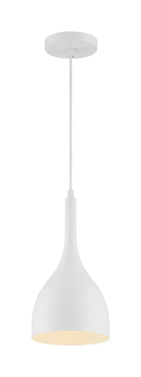 Bellcap Small Pendant Light in Matte White - Image 4