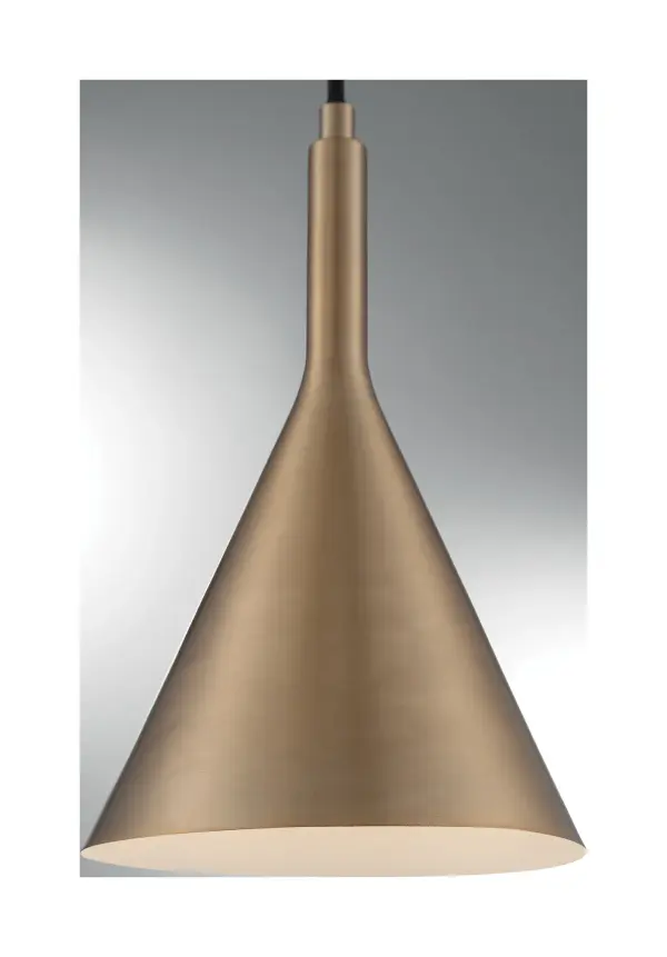 Lightcap Small Pendant in Burnished Brass - Image 3