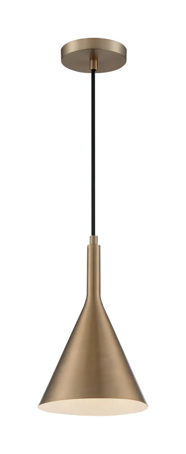 Lightcap Small Pendant in Burnished Brass - Image 5