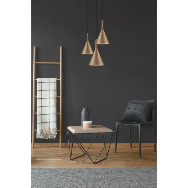 Lightcap Small Pendant in Burnished Brass - Image 6
