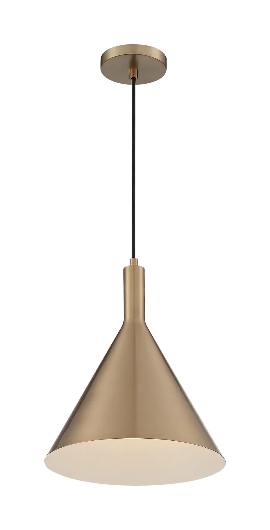 Lightcap Large Pendant - Burnished Brass - Image 2