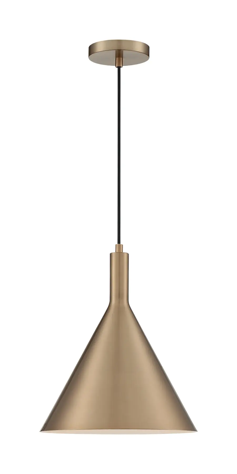 Lightcap Large Pendant - Burnished Brass - Image 3