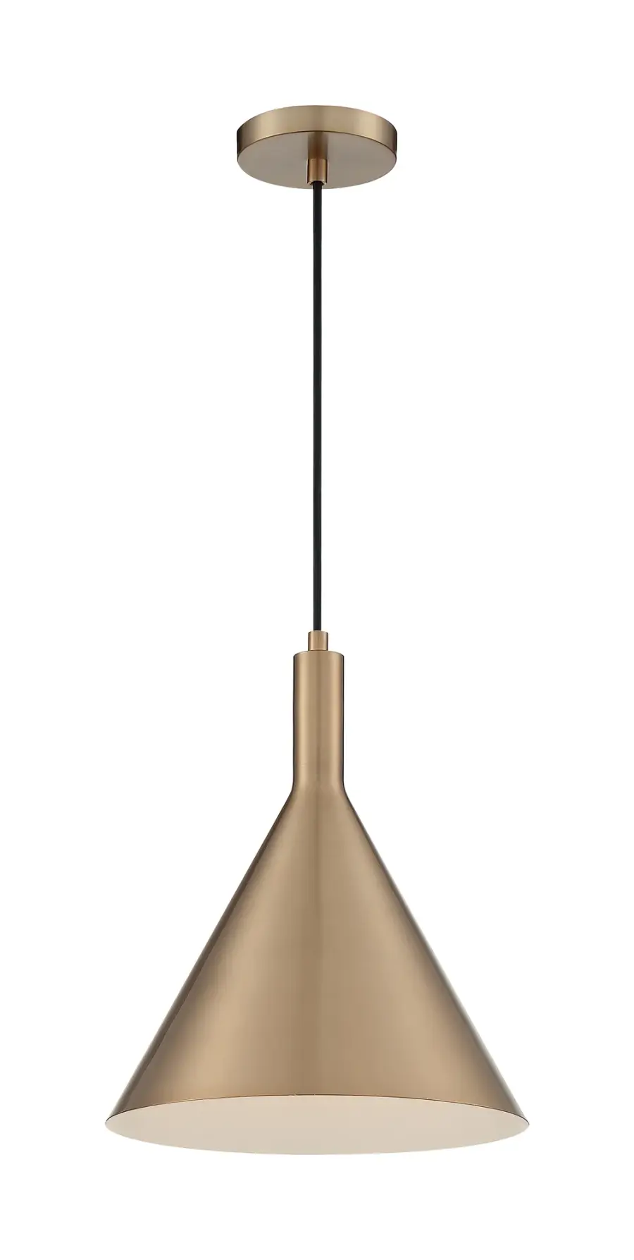 Lightcap Large Pendant - Burnished Brass - Image 4
