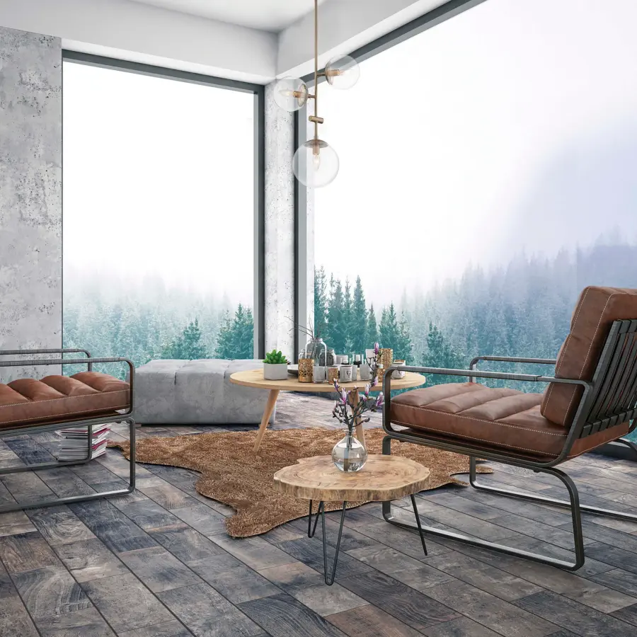 Sky 3-Light Pendant in Burnished Brass with Clear Glass - Image 4