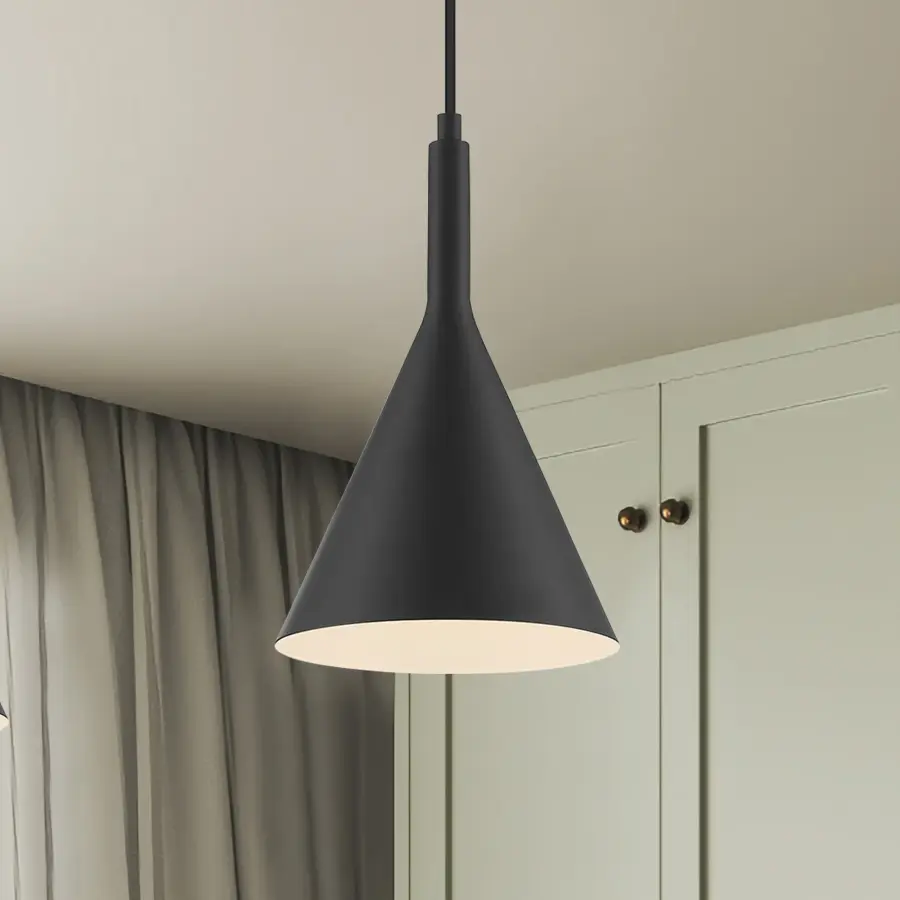 Lightcap Small Pendant - Matte Black - Image 6