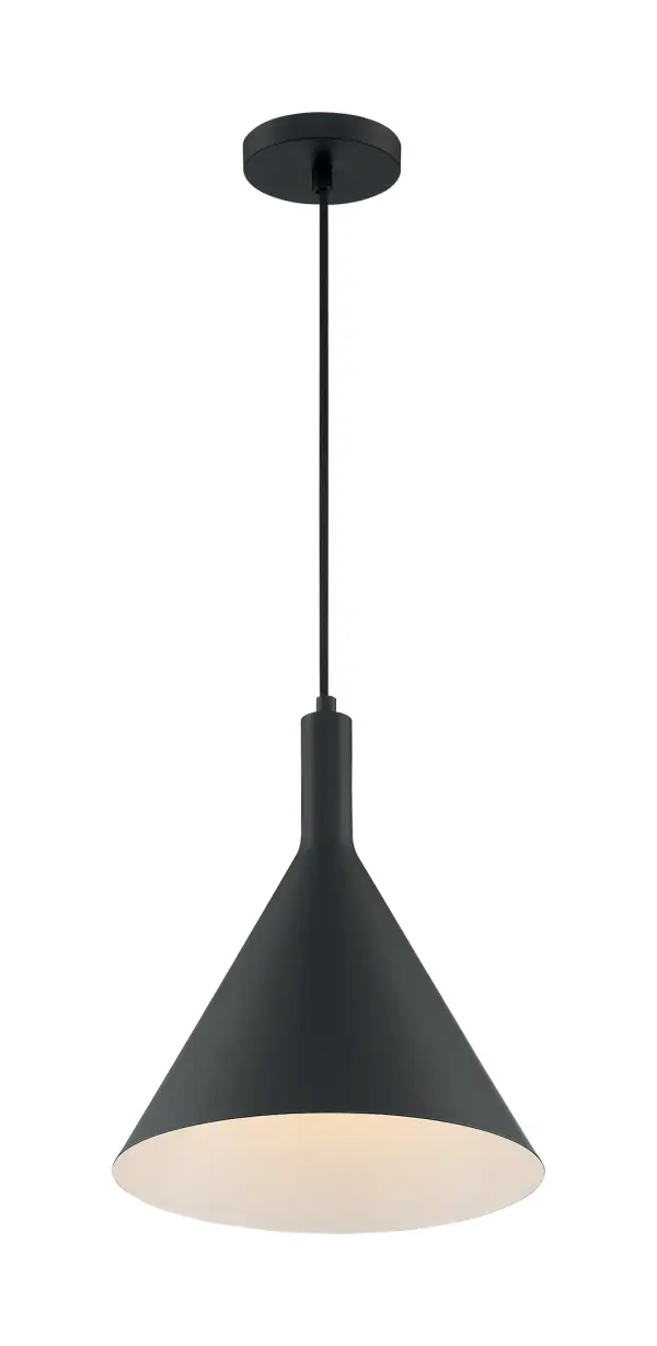 Lightcap Large Pendant - Matte Black - Image 1