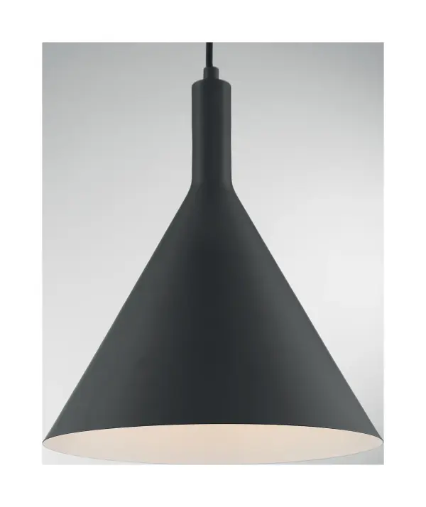 Lightcap Large Pendant - Matte Black - Image 3
