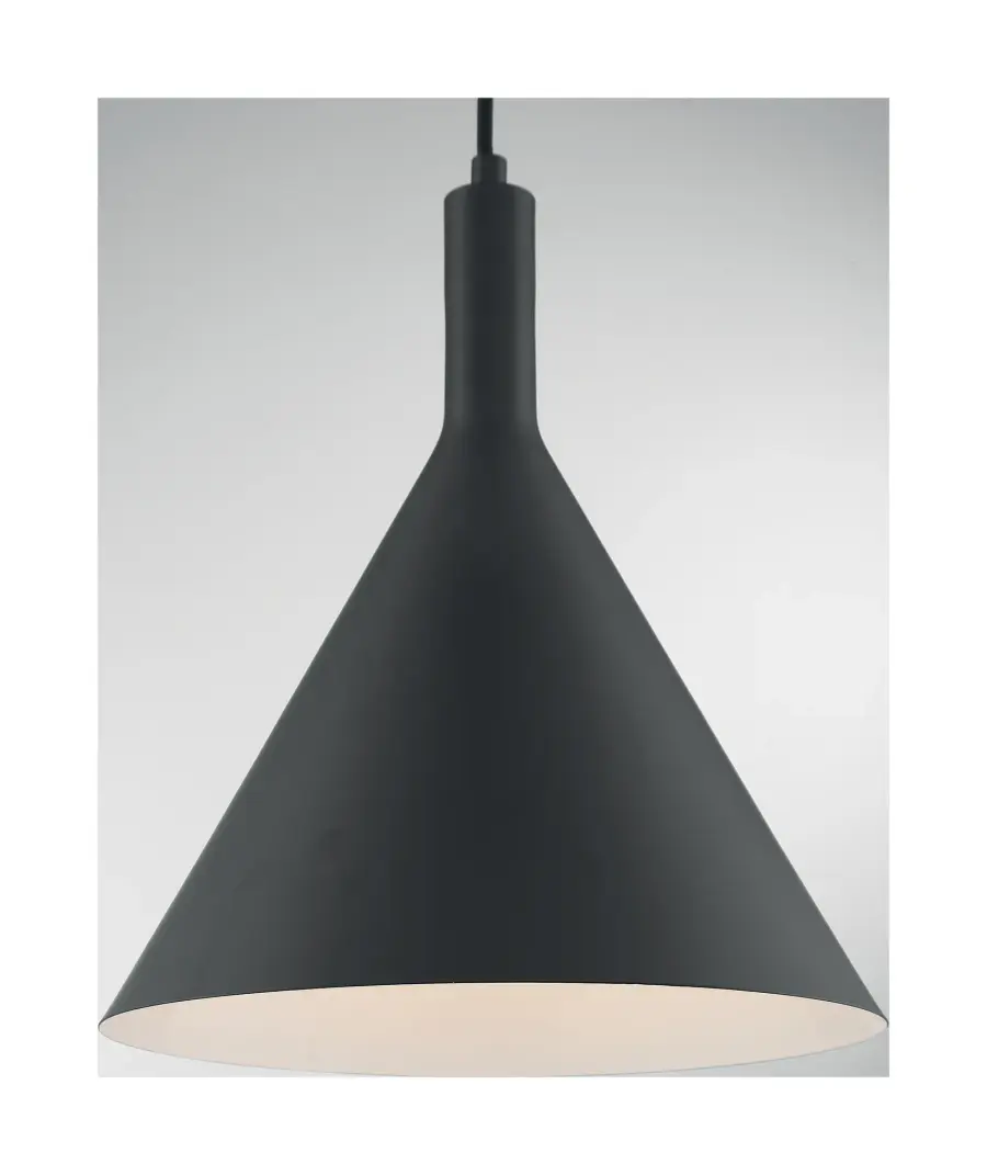 Lightcap Large Pendant - Matte Black - Image 3