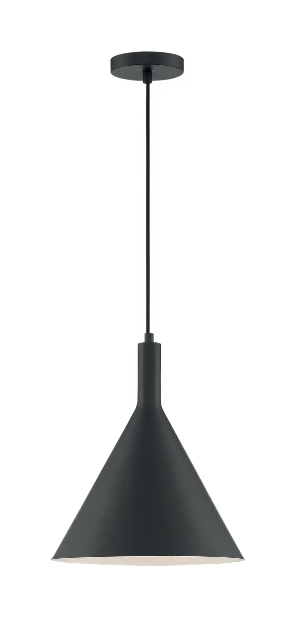 Lightcap Large Pendant - Matte Black - Image 4