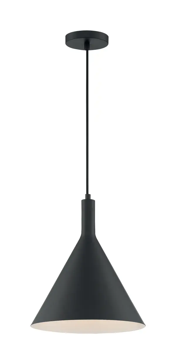 Lightcap Large Pendant - Matte Black - Image 5