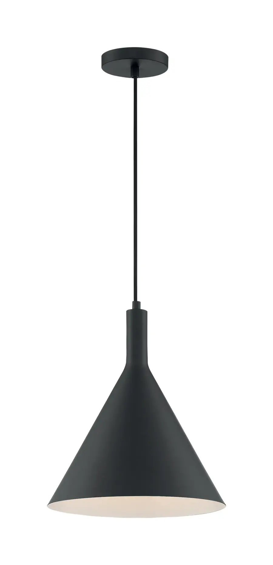 Lightcap Large Pendant - Matte Black - Image 5