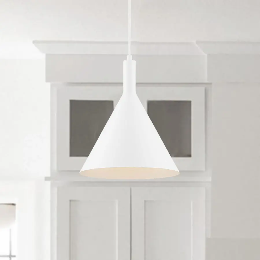 Lightcap Large Pendant - Matte White - Image 8