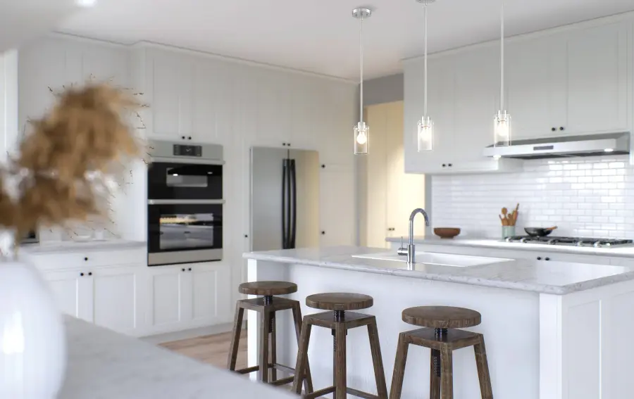 Sommerset Mini Pendant - Brushed Nickel with Clear Glass - Image 11