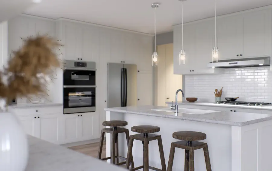 Sommerset Mini Pendant - Brushed Nickel with Clear Glass - Image 7