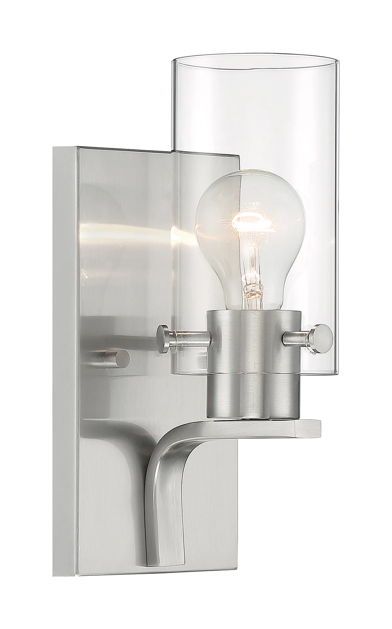 Sommerset 1-Light Vanity Fixture in Brushed Nickel