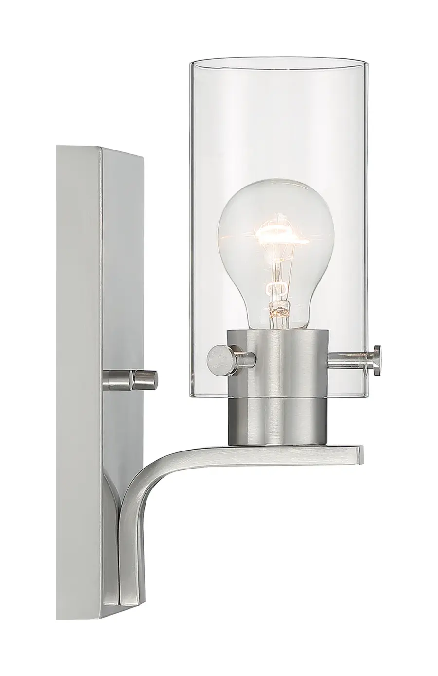 Sommerset 1-Light Vanity Fixture in Brushed Nickel - Image 4