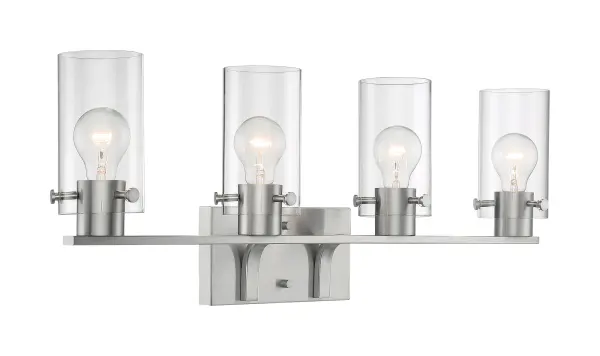 Sommerset 4-Light Vanity Fixture in Brushed Nickel - Image 2