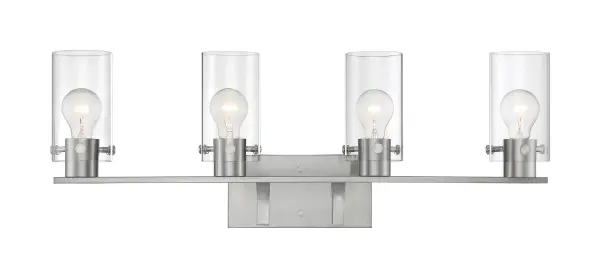 Sommerset 4-Light Vanity Fixture in Brushed Nickel - Image 3