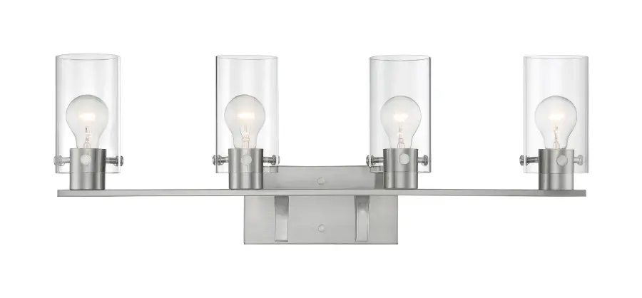 Sommerset 4-Light Vanity Fixture in Brushed Nickel - Image 3
