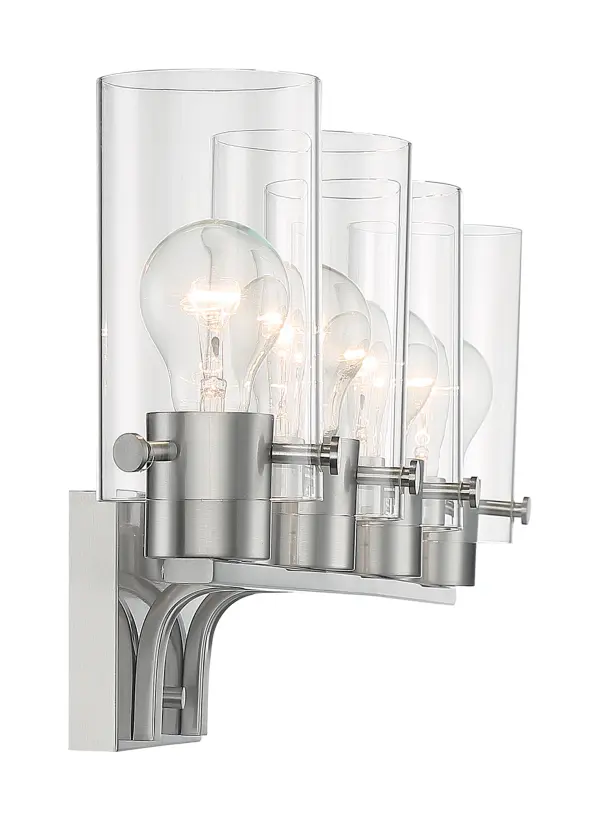 Sommerset 4-Light Vanity Fixture in Brushed Nickel - Image 4