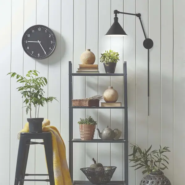 Delancey Swing Arm Wall Lamp in Matte Black - Image 6