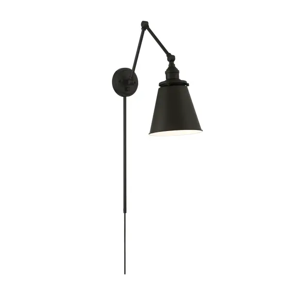 The Bayard combines modern industrial style with exceptional versatility. Multi-position swing arms and dual installation options make it perfect for bedside reading, task lighting, or accent illumination in any space.