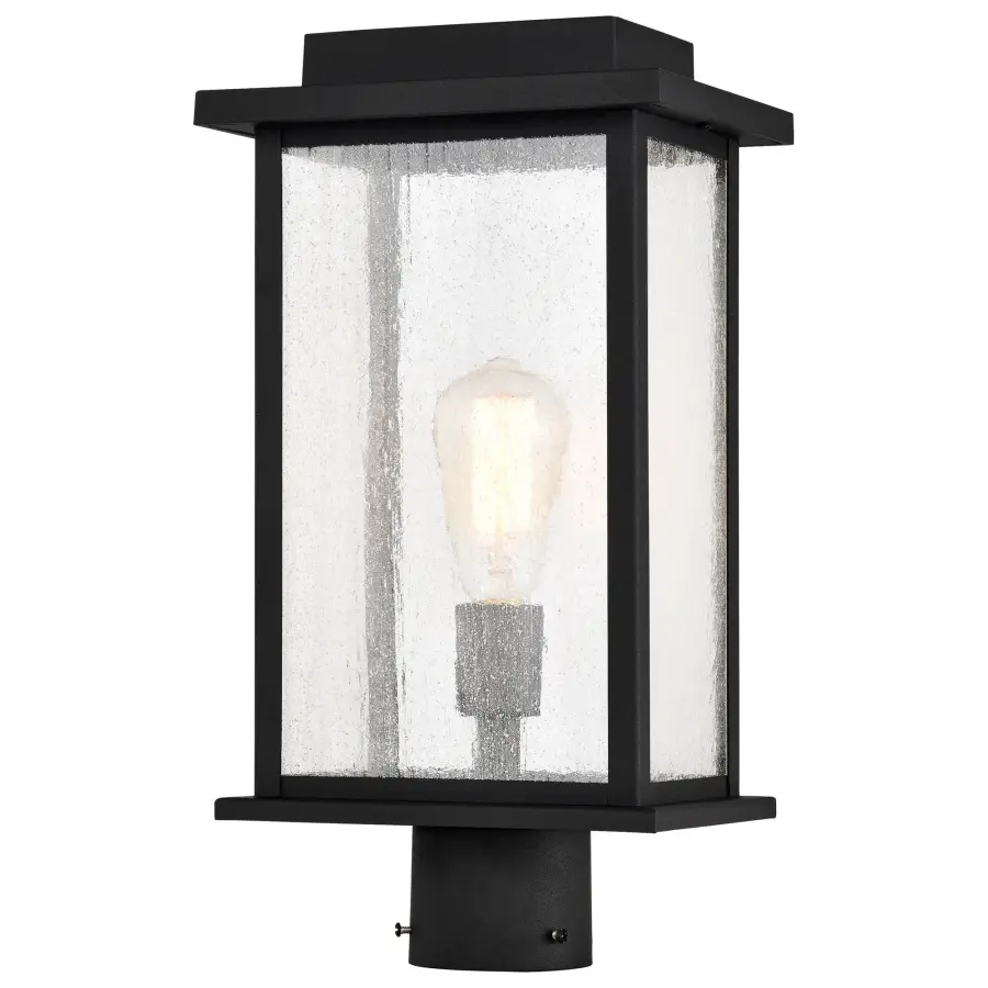 Sullivan 17" Outdoor Post Light in Matte Black - Image 1