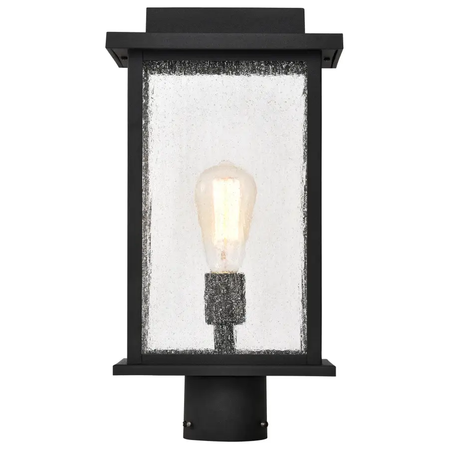 Sullivan 17" Outdoor Post Light in Matte Black - Image 3