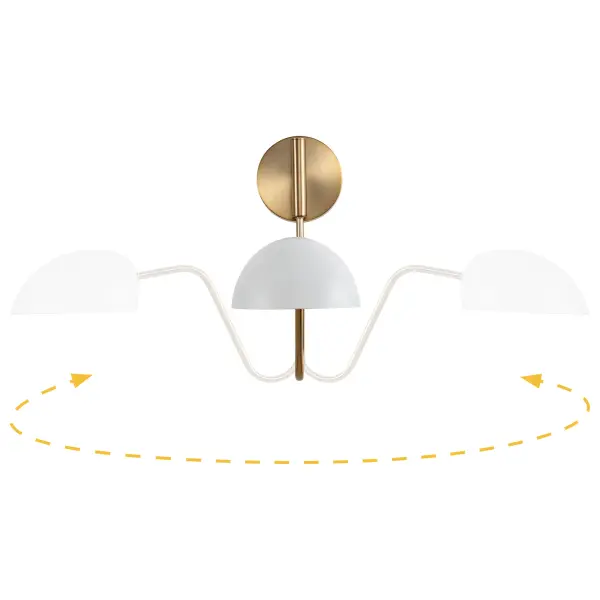 Trilby Adjustable Swing Arm Wall Sconce - Image 3