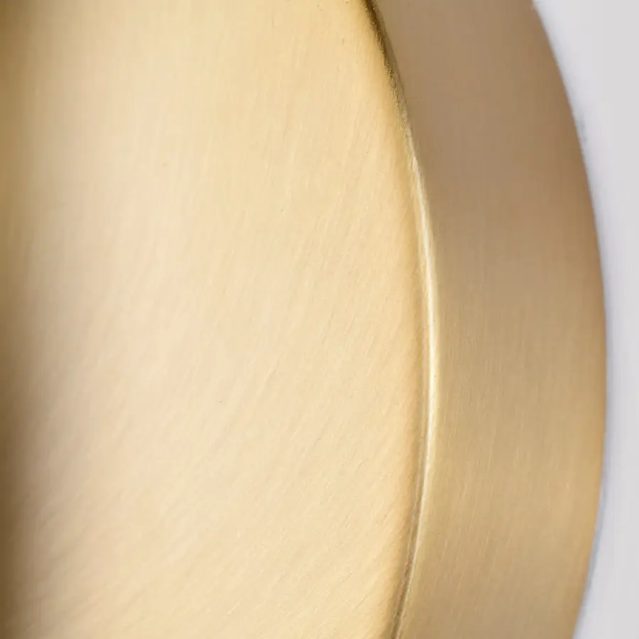 Trilby 2-Light Adjustable Wall Sconce in Matte White with Burnished Brass - Image 6