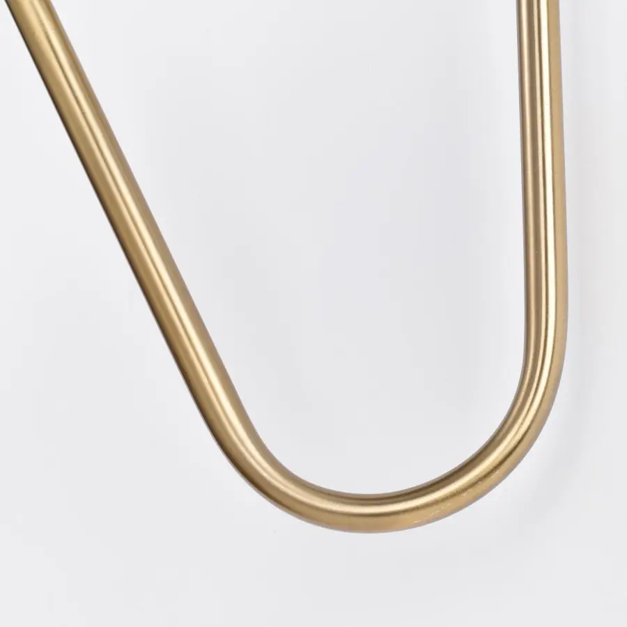 Trilby 2-Light Adjustable Wall Sconce in Matte White with Burnished Brass - Image 8