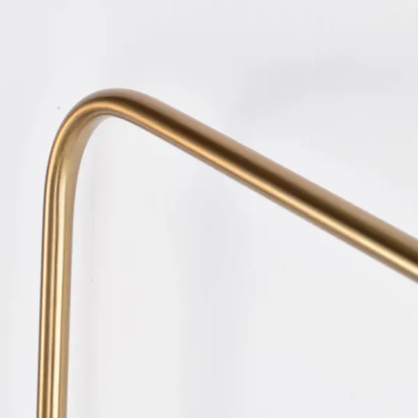 Trilby 2-Light Adjustable Wall Sconce in Matte White with Burnished Brass - Image 9