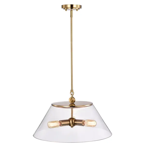 Dover Large Pendant - 3 Light with Clear Glass - Image 3