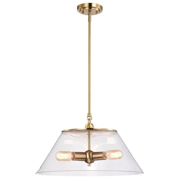 Dover Large Pendant - 3 Light with Clear Glass - Image 4