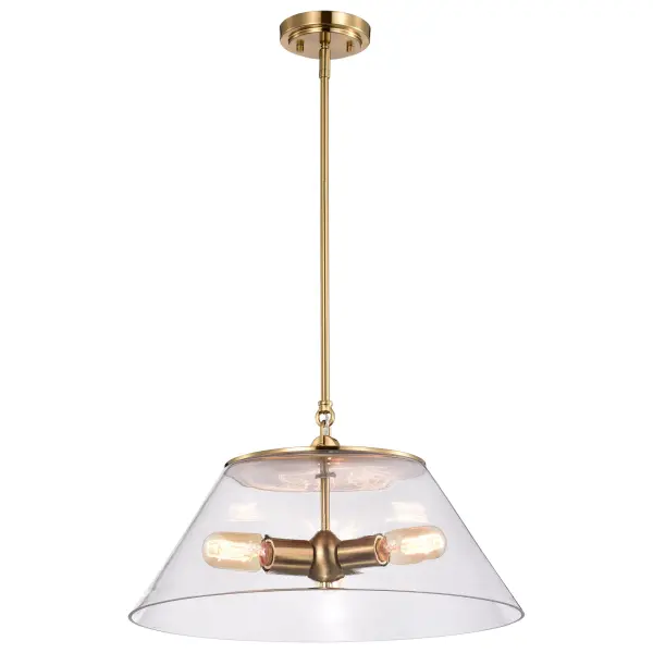 Dover Large Pendant - 3 Light with Clear Glass - Image 5