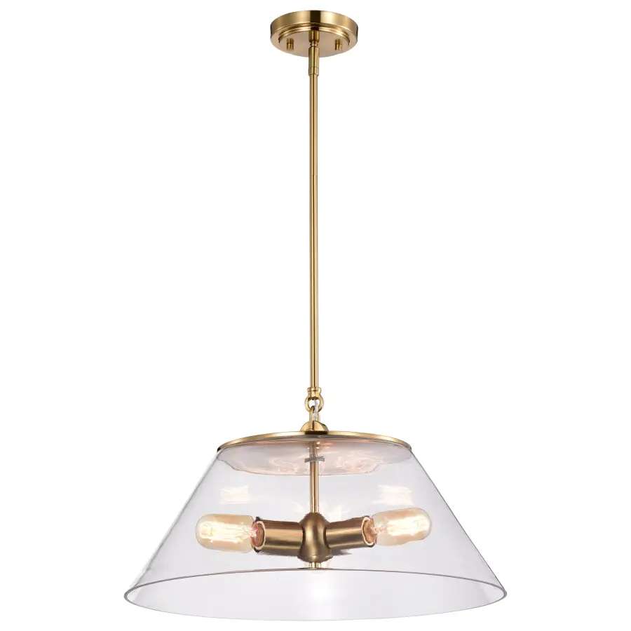 Dover Large Pendant - 3 Light with Clear Glass - Image 5