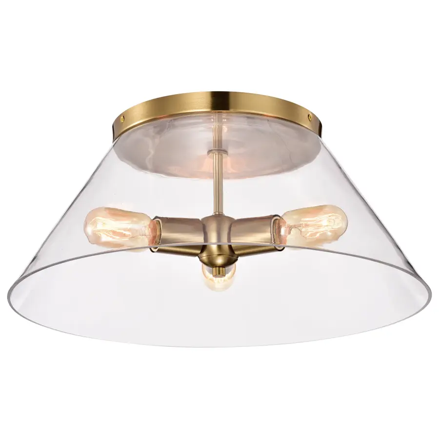 Dover Large Flush Mount - 3 Light - Image 3