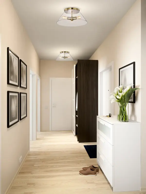 Dover Large Flush Mount - 3 Light - Image 6